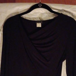 Never worn black silky top